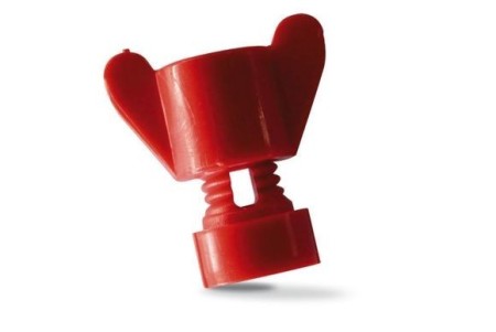 Serre-câble plastique rouge dia 2 et 3mm