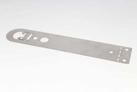 Support inox pour tube LED écartement de 20cm  - L'unité