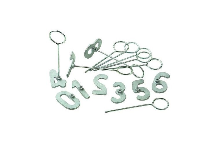 Série de numéros à marquer de 0 à 9 - 10 cm