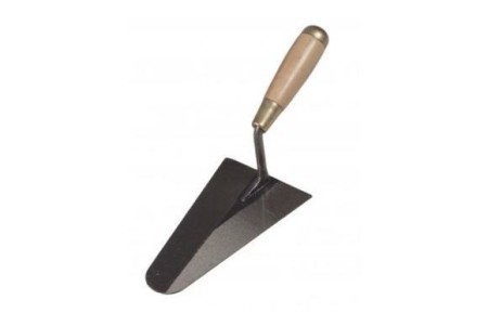 Truelle ronde manche bois 18cm