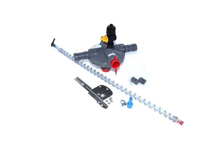 Tête de ligne centrale mano 60cm purge manuelle MK2 complète