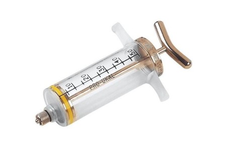 Seringue métal DEMAPLAST embout Luer Lock