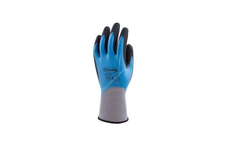 Gants polyamide tout enduit nitrile bleu
