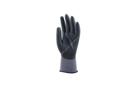 Gants polyamide gris enduit mousse