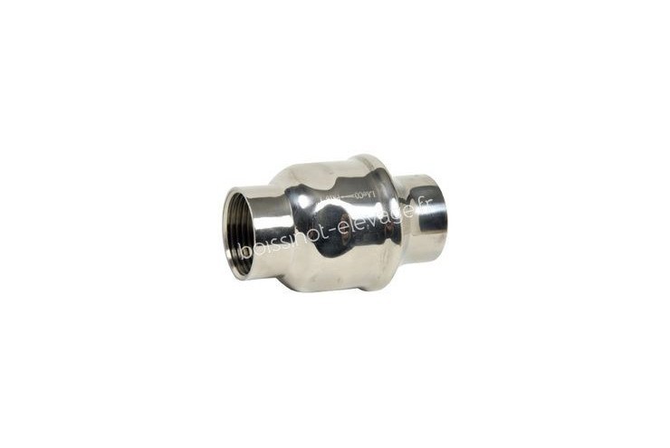 Clapet de non retour inox 304 femelle/femelle