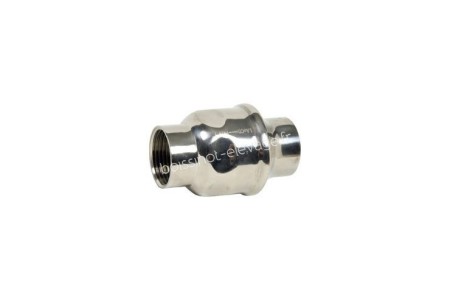 Clapet de non retour inox 304 femelle/femelle