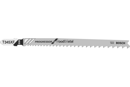 Lame de scie sauteuse T 345 XF, set de 5 pièces