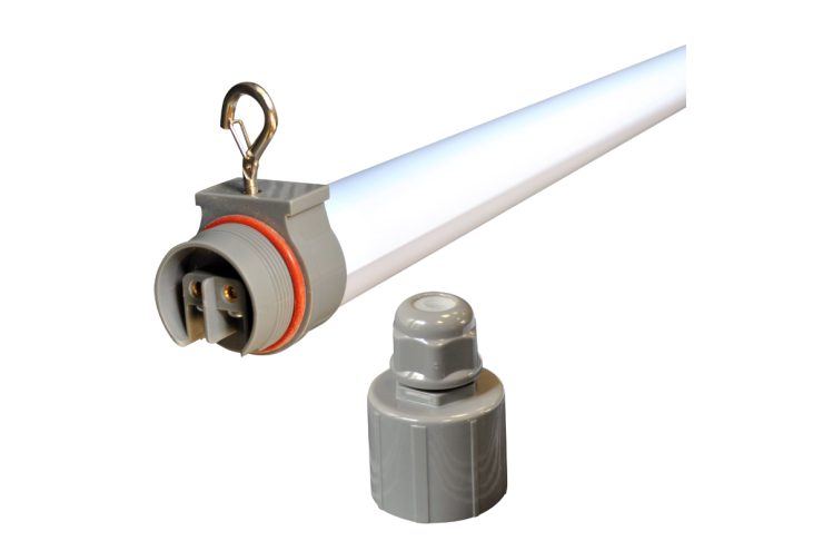 Tube led étanche régulable T14 - 23W - 4000K opaque 120cm - 2 entrées