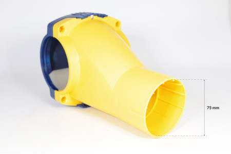 Sortie nue pour flex auger diamètre 90