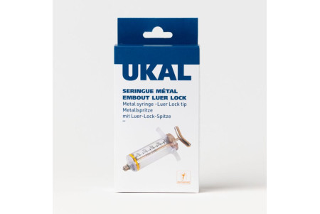 Seringue métal DEMAPLAST embout Luer Lock