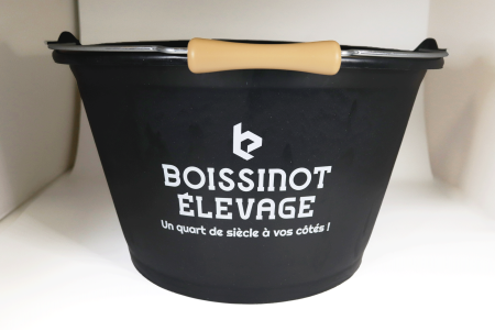 Seau noir 15L BOISSINOT ELEVAGE