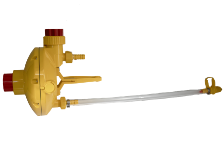 Réducteur de pression E-FLUSH 1 sortie - tube de 45 et support