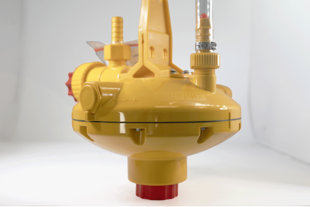 Réducteur de pression E-FLUSH 1 sortie - tube de 45 et support