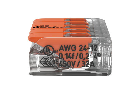 Wago Borne Levier 5 X 0.2 A 4mm² 221415 (25)