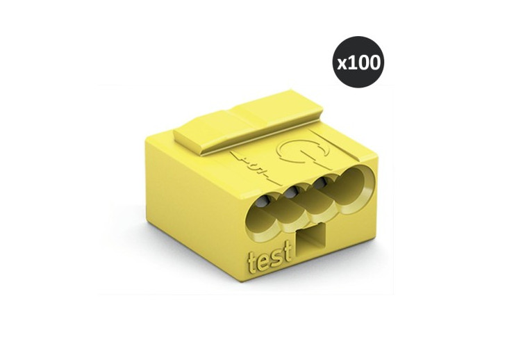 Borne Jaune 4 X 0,8 243504 (100)