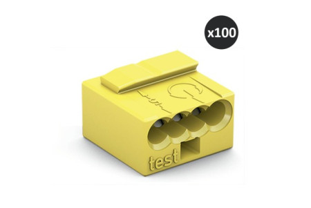 Borne Jaune 4 X 0,8 243504 (100)