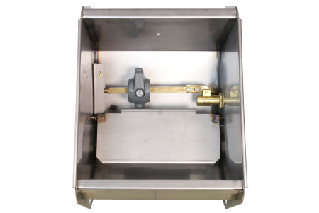 Bac inox a soupape modèle 500