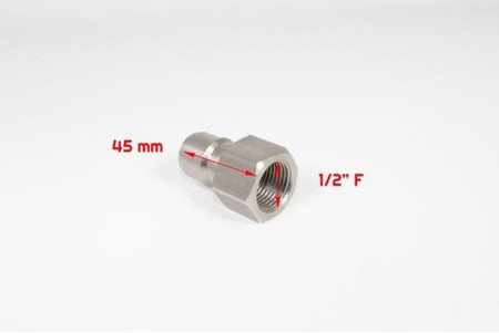 Coupleur mâle 1/2 inox - COUPLEUR LAV. INOX D20 MALE PL - 3/8FG
