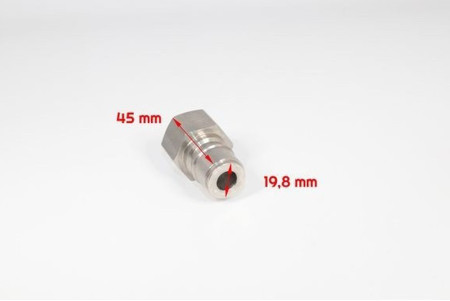 Coupleur mâle 1/2 inox - COUPLEUR LAV. INOX D20 MALE PL - 3/8FG