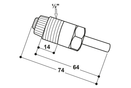 Valve tube pour truie mod. 1177