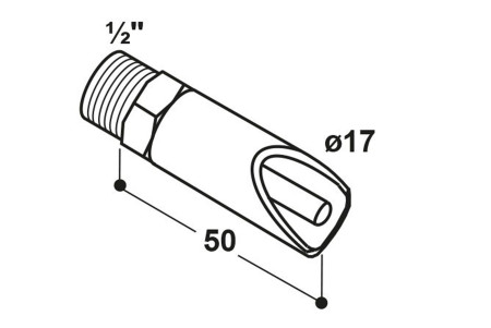 Tétine inox pour porcelet
