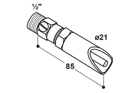 Tétine inox pour porc mod. 324