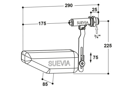 Flotteur basse pression maxi 1 bar
