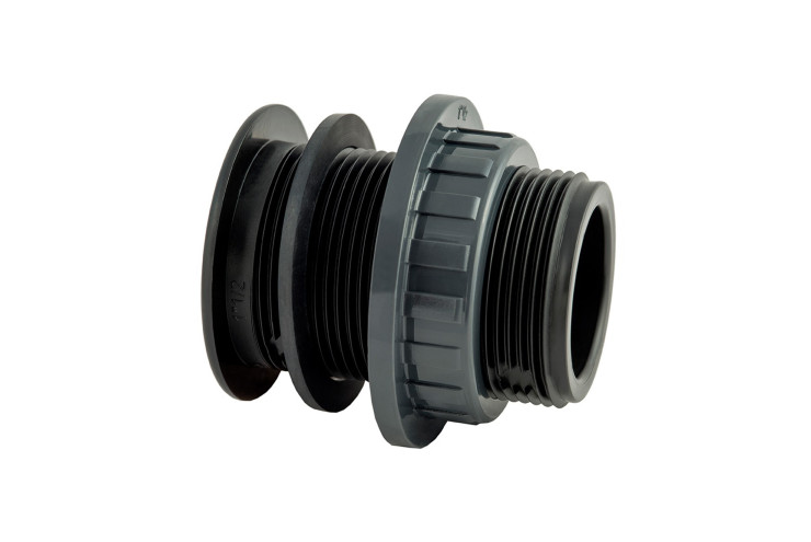 Traversée de paroi PP 3/4"