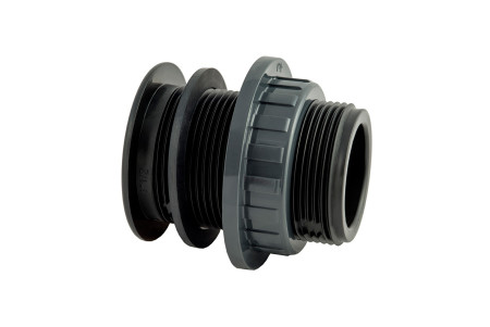 Traversée de paroi PP 3/4"
