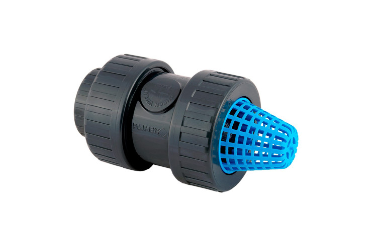 Clapet anti-retour crépine PVC dia 40