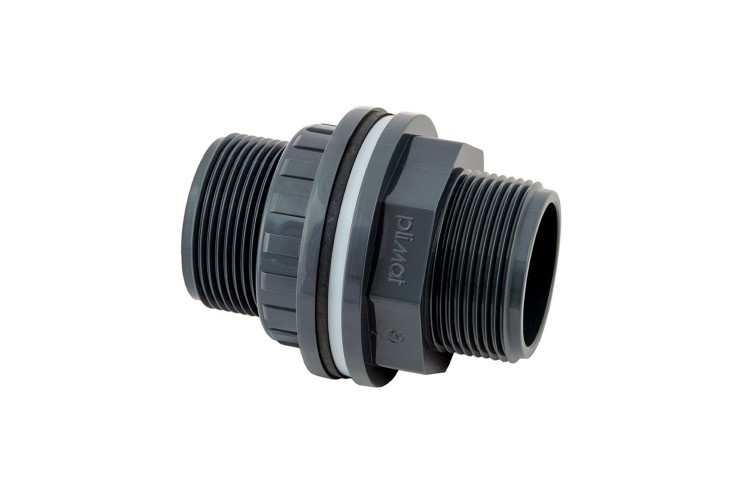 Traversée de paroi pvc 1/2"