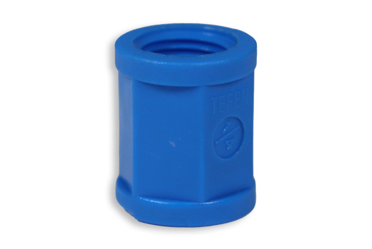 Raccord filete bleu UPR 1/4