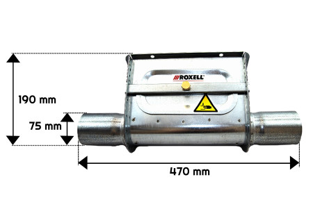 Embase galvanisée simple sans axe et roulement FA75