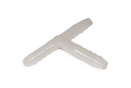 Raccord cannelé en T 1/4"