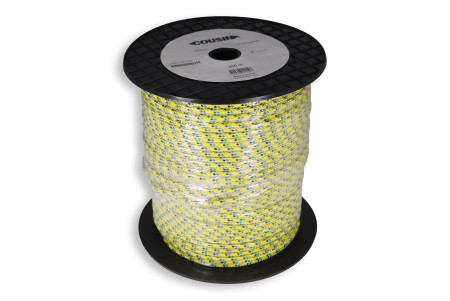 Tresse KEVLAR couvert. poly. réf 781 - 4mm rupture 750 kgs - le mètre