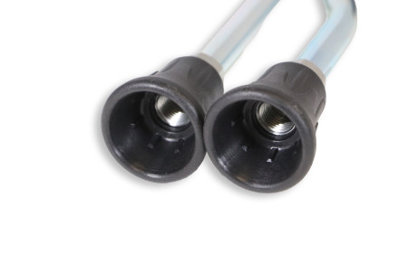 Lance double avec robinet acier partie antérieure LG210MM