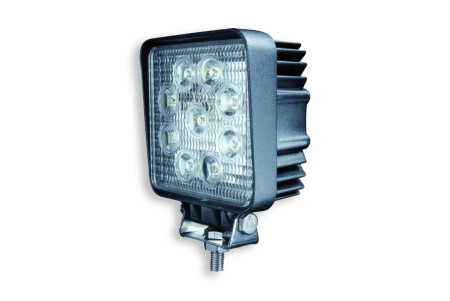 Projecteur de travail rect. faisceau conc LED 9x3W