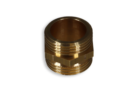 Mamelon laiton double mâle égal 1"