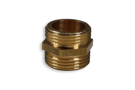 Mamelon laiton double mâle égal 1"