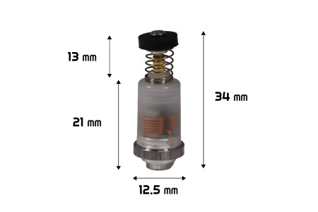 Bobine magnétique de valve de sécurité dia 12,5mm