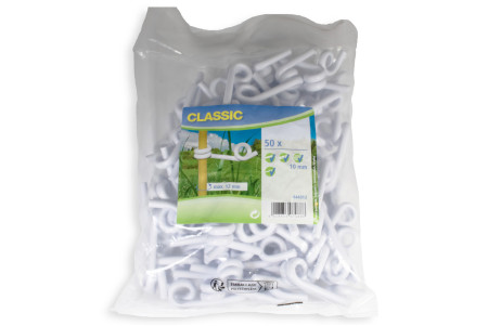 Isolateur queue de cochon dia 12mm - sachet de 50