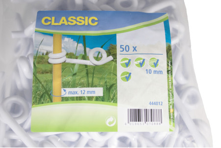 Isolateur queue de cochon dia 12mm - sachet de 50