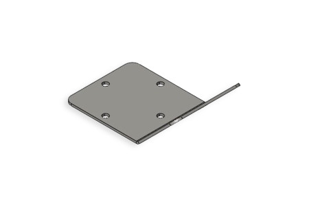 Equerre suspension spire mat inox