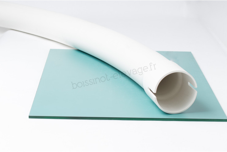 Courbe PVC manchonnée fendue dia 90 - 1,5m