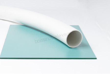 Courbe PVC manchonnée fendue dia 90 - 1,5m