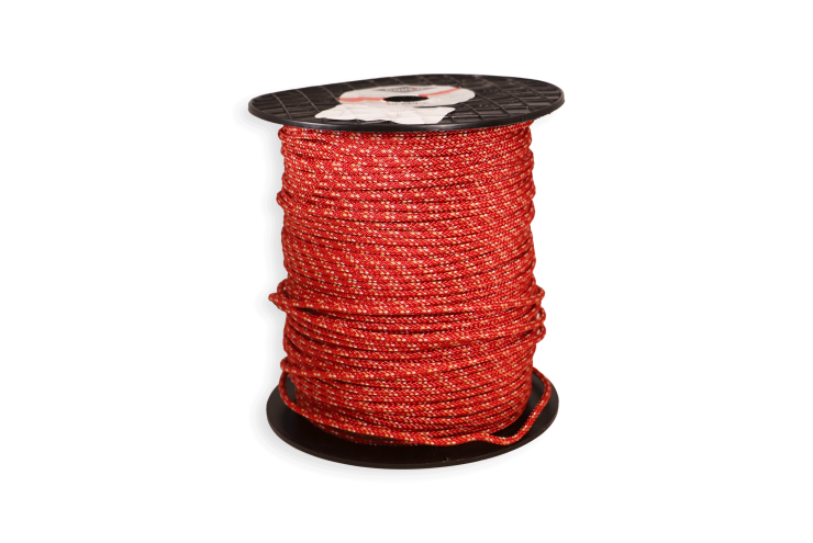 Tresse 16 fuseaux Sirocco réf 781 - 4mm rupture 750 kgs - le mètre