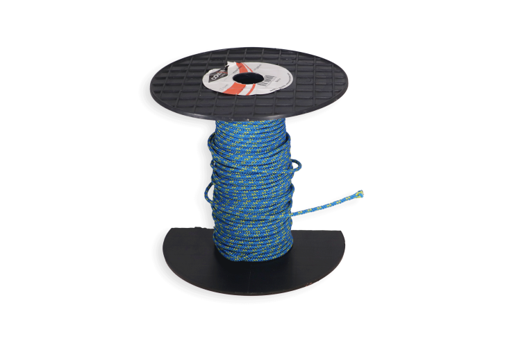 Tresse 16 fuseaux Sirocco réf 781 - 3mm rupture 370 kgs - le mètre