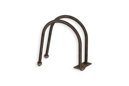 Collier bridage 90/20x27 + 2 écrous M8