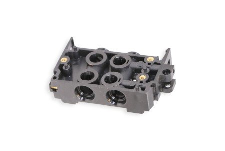 Embase MANNEBECK pneumatique double avec valve anti-retour