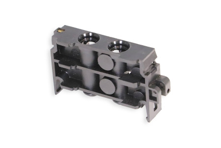 Embase MANNEBECK pneumatique double avec valve anti-retour